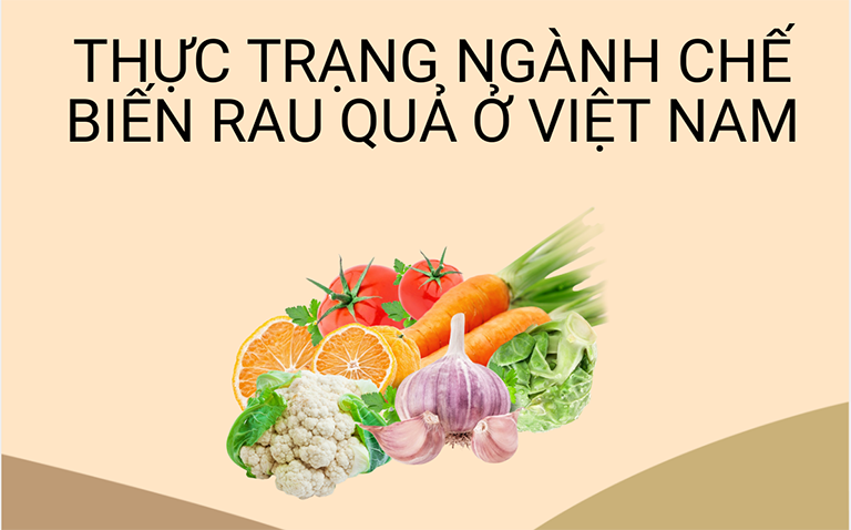 Thực trạng ngành chế biến rau củ quả Việt Nam