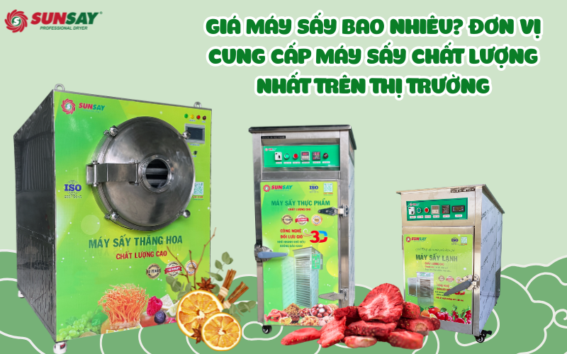 Giá máy sấy bao nhiêu - Lựa chọn phù hợp dành cho bạn