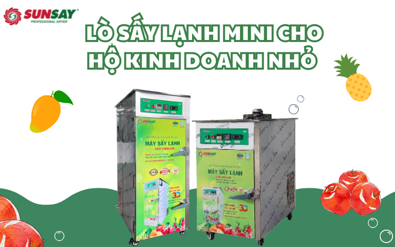 Lò lấy lạnh mini phù hợp cho hộ kinh doanh nhỏ 