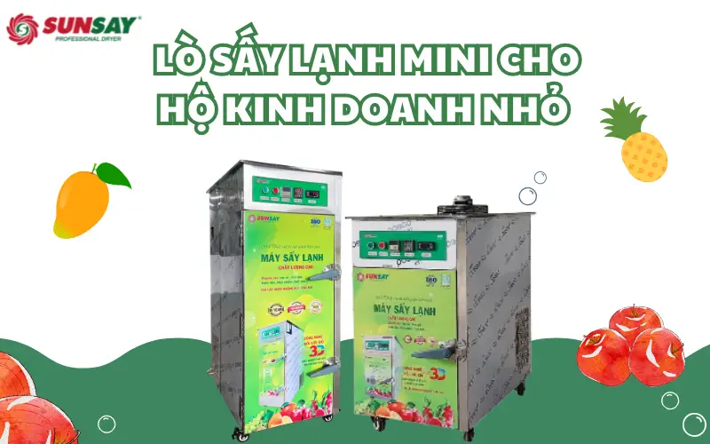 Lò lấy lạnh mini cho hộ kinh doanh nhỏ