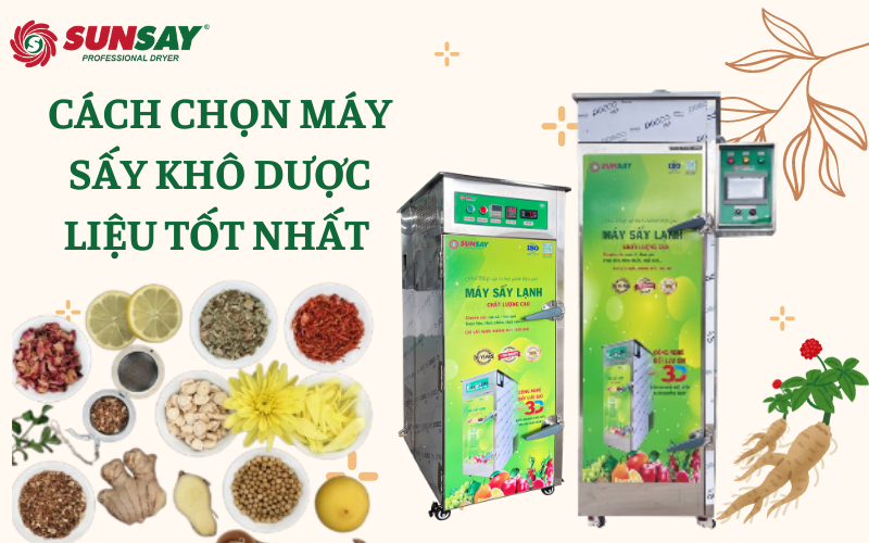 Máy sấy khô dược liệu