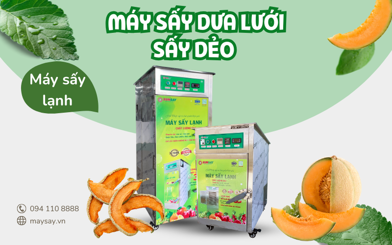 5 máy sấy dưa lưới sấy dẻo tốt nhất cho cơ sở sản xuất