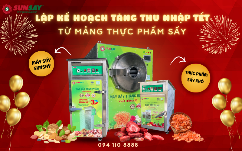 Lập kế hoạch tăng thu nhập Tết từ mảng thực phẩm sấy