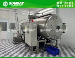Máy sấy thăng hoa 100kg SUNSAY