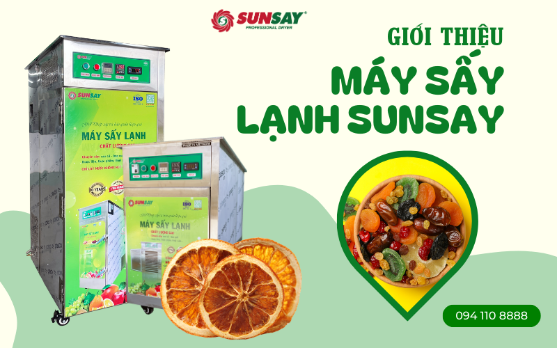 Giới thiệu máy sấy lạnh SUNSAY – Giải pháp bảo quản thực phẩm an toàn và hiệu quả