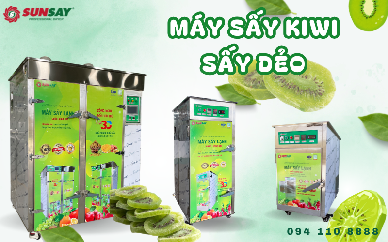 Máy sấy kiwi sấy dẻo