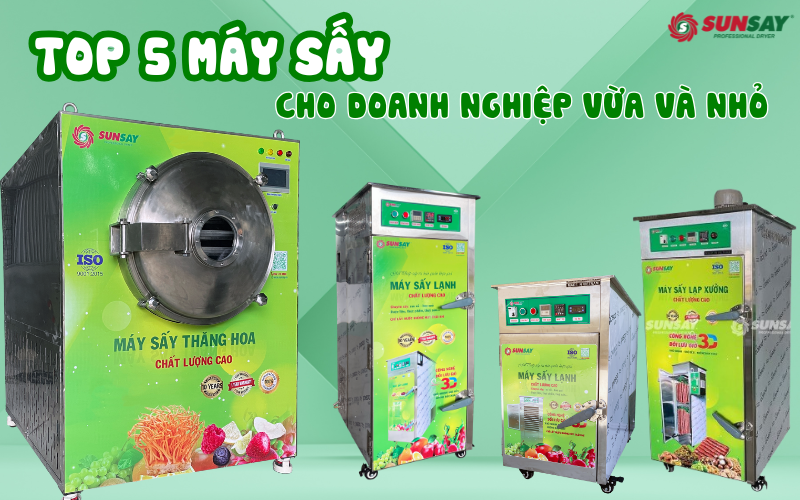 TOP 5 máy sấy cho doanh nghiệp vừa và nhỏ