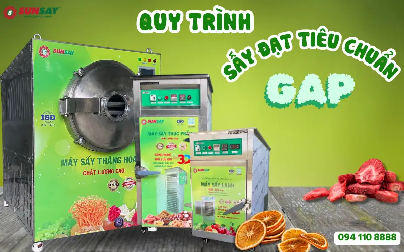Quy trình sấy nào đạt tiêu chuẩn GAP?