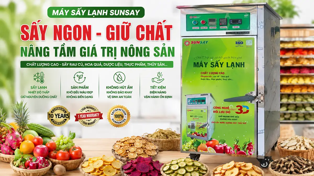 Máy sấy lạnh cho doanh nghiệp gia đình: Khởi nghiệp với mô hình sấy nông sản