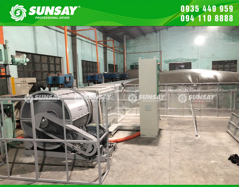 SUNSAY lắp đặt hệ thống sấy bắp công suất 20 tấn tại Bình Dương cho doanh nghiệp chế biến nông sản