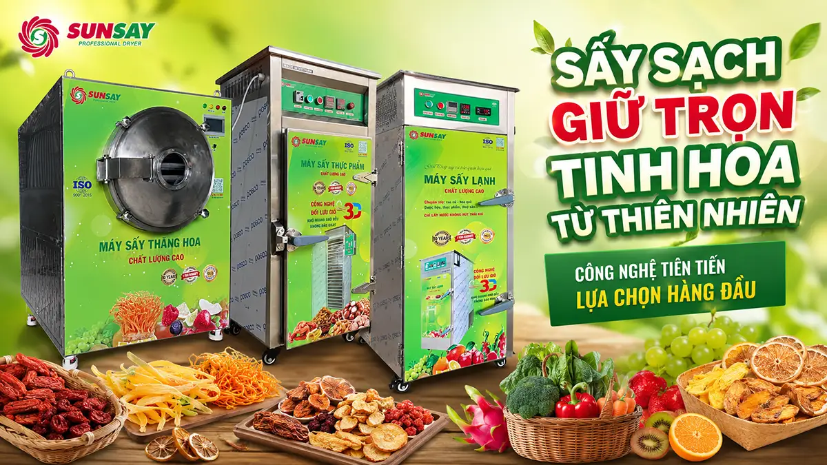 Máy sấy công nghệ tiên tiến là lựa chọn hàng đầu