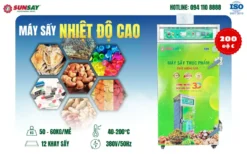 Máy sấy nhiệt độ cao 12 khay sấy chất lượng cao