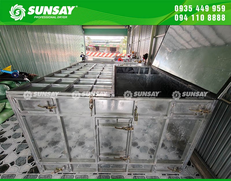 Máy sấy nông sản chất lượng cao SUNSAY giúp tối ưu hóa chi phí sản xuất nông sản