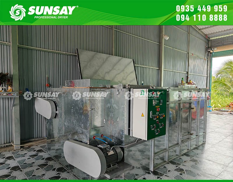 Cung cấp máy sấy nông sản 1 tấn đến Tây Ninh (Long An cũ) - Giải pháp sấy nông sản chất lượng cao