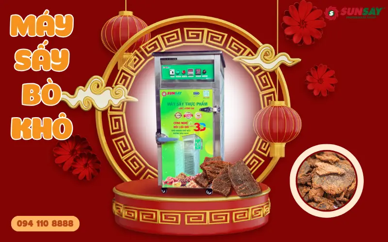 7 điều cần biết khi đầu tư máy sấy bò khô