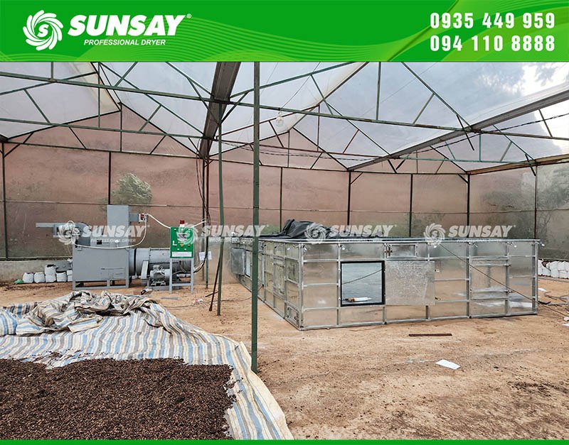 Máy được đội ngũ kỹ thuật viên của SUNSAY lắp đặt tại vị trí cố định