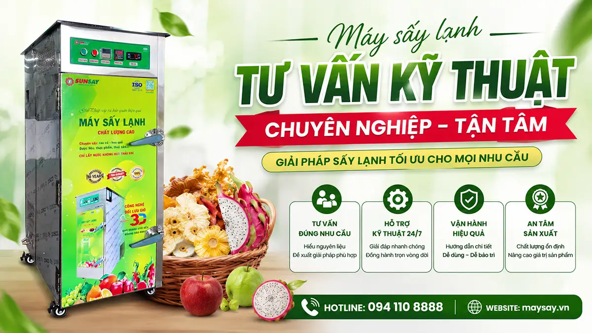 Máy sấy lạnh tư vấn kỹ thuật chuyên nghiệp – Hạn chế rủi ro khi đầu tư thiết bị