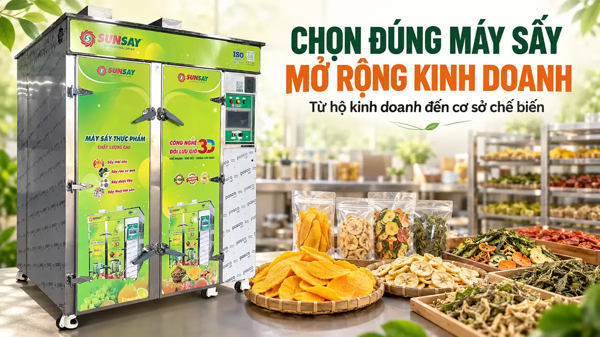 Máy sấy nhiệt đối lưu phù hợp với những mô hình kinh doanh nào?