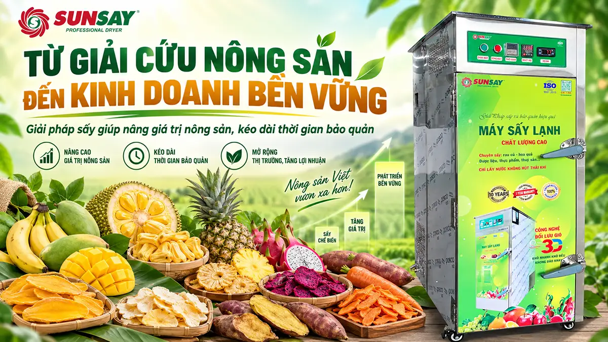 Từ bài toán giải cứu nông sản đến mô hình kinh doanh bền vững